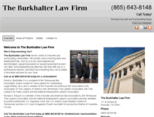 Tablet Screenshot of burkhalter-rayson.com